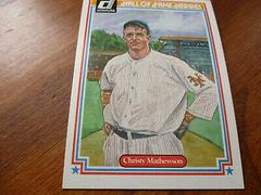 Christy Mathewson #3 Baseball Cards 1983 Donruss Hall of Fame Heroes Prices