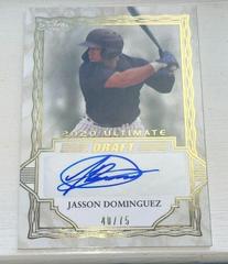 Jasson Dominguez #BA-JD1 Baseball Cards 2020 Leaf Ultimate Autographs Prices