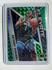 Anthony Edwards [Green] Basketball Cards 2021 Panini Mosaic Elevate Prices