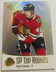 Wyatt Kalynuk [Blue] #TR-49 Hockey Cards 2021 SP Authentic Top Rookies Prices