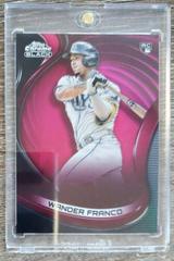 Wander Franco [Red] #45 Baseball Cards 2022 Topps Chrome Black Prices