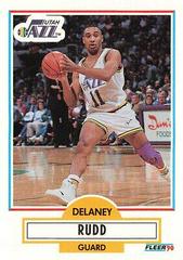 Delaney Rudd Basketball Cards 1990 Fleer Update Prices