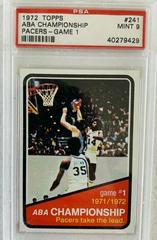 ABA Championship: Pacers Game 1 Basketball Cards 1972 Topps Prices