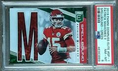 Patrick Mahomes II [Green] #SP-1 Football Cards 2019 Donruss Elite Spellbound Prices