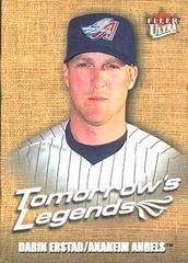 Darin Erstad #11TL Baseball Cards 2001 Ultra Tomorrow's Legends Prices
