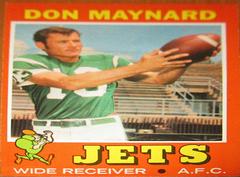 Don Maynard Football Cards 1971 Topps Prices