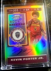 Kevin Porter Jr. [SP Autograph Orange] #127 Basketball Cards 2019 Panini Contenders Optic Prices