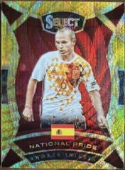 Andres Iniesta [Gold] Soccer Cards 2016 Panini Select National Pride Prices