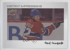 Cole Caufield [Nickname] #PZ-8 Hockey Cards 2022 Upper Deck Instant Impressions Prices