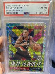 CJ McCollum #11 Basketball Cards 2019 Panini Mosaic in It to Win It Prices