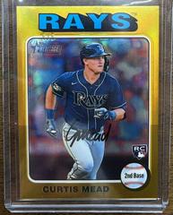 Curtis Mead [Gold Refractor] #176 Baseball Cards 2024 Topps Heritage Chrome Prices