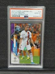 Kylian Mbappe [Purple Refractor] Soccer Cards 2019 Topps Chrome UEFA Champions League Prices