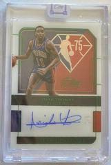 Isiah Thomas [Green] Basketball Cards 2021 Panini One and One 75th Team Signatures Prices