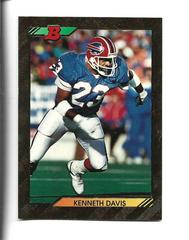 Kenneth Davis [Foil] #216 Football Cards 1992 Bowman Prices