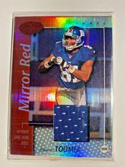 Amani Toomer [Mirror Red Jersey] #60 Football Cards 2002 Leaf Certified Prices