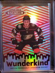 Jacob Perreault [Red] #W-1 Hockey Cards 2022 Upper Deck Stature Wunderkind Prices