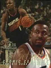 Cedric Ceballos Row 0 Basketball Cards 1996 Flair Showcase Prices