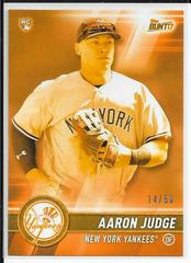 Aaron Judge [Orange] Baseball Cards 2017 Topps Bunt Prices