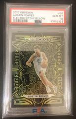 Austin Reaves [Yellow] #70 Basketball Cards 2022 Panini Obsidian Prices