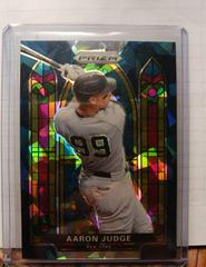 Aaron Judge [Navy Blue Cracked Ice Prizm] #SG-5 Baseball Cards 2021 Panini Prizm Stained Glass Prices