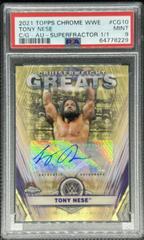 Tony Nese #CGA-TN Wrestling Cards 2021 Topps Chrome WWE Cruiserweight Greats Autographs Prices
