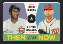 Stephen Strasburg / Fergie Jenkins #TN12 Baseball Cards 2020 Topps Heritage Then and Now Prices