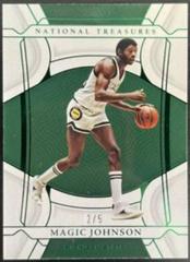 Magic Johnson [Century Emerald] #14 Basketball Cards 2022 Panini National Treasures Collegiate Prices