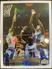 Carmelo Anthony [Refractor] #113 Basketball Cards 2003 Topps Chrome Prices