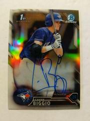 Cavan Biggio [Refractor] Baseball Cards 2016 Bowman Draft Chrome Picks Autographs Prices