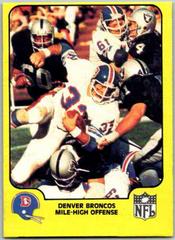 Denver Broncos [Mile High Offense] Football Cards 1978 Fleer Team Action Prices