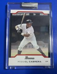 Miguel Cabrera [Silver] Baseball Cards 2004 Bowman Prices