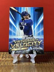 Bobby Witt Jr. [Black] Baseball Cards 2023 Stadium Club Virtuosos of Velocity Prices