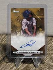 Ceddanne Rafaela [Gold] Baseball Cards 2023 Bowman Sterling Prospect Autograph Prices
