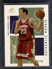 Casey Jacobsen [Gold] #113 Basketball Cards 2002 SP Game Used Prices