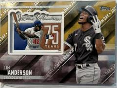 Tim Anderson [Gold] #SEP-TA Baseball Cards 2022 Topps Update Special Event Patch Relics Prices