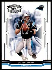 Jake Delhomme #20 Football Cards 2005 Panini Donruss Throwback Threads Prices