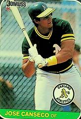 Jose Canseco #97 Baseball Cards 1987 Donruss Prices