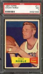 Chuck Noble #11 Basketball Cards 1957 Topps Prices
