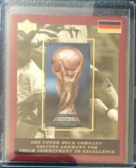 Salutes Germany Soccer Cards 1994 Upper Deck World Cup Soccer Prices