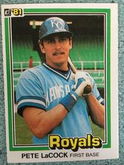 Pete LaCock #344 Baseball Cards 1981 Donruss Prices