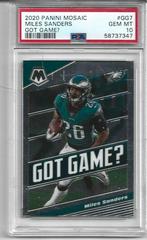 MILES SANDERS Football Cards 2020 Panini Mosaic Got Game Prices