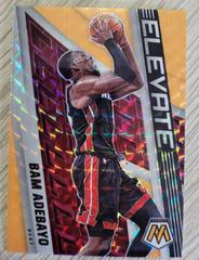 Bam Adebayo [Orange Fluorescent] #7 Basketball Cards 2021 Panini Mosaic Elevate Prices