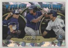 MacKenzie Gore, Josh Naylor, Luis Urias [Atomic Refractor] Baseball Cards 2019 Bowman Chrome Talent Pipeline Prices
