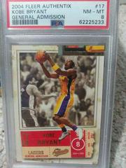 Kobe Bryant [General Admission] #17 Basketball Cards 2004 Fleer Authentix Prices
