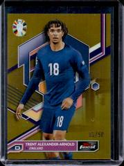 Trent Alexander-Arnold [Gold Refractor] #24 Soccer Cards 2023 Topps Finest Road to UEFA EURO Prices