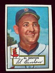Al Benton Baseball Cards 1952 Topps Prices