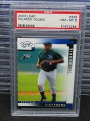 Delmon Young #326 Baseball Cards 2003 Leaf Prices