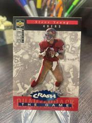 Steve Young [Blue] Football Cards 1994 Collector's Choice Crash the Game Prices