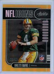 Brett Favre [Spectrum Gold] #10 Football Cards 2019 Panini Absolute NFL Icons Prices