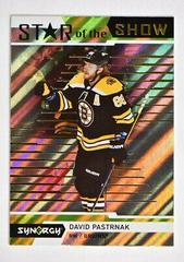 David Pastrnak #SOS-14 Hockey Cards 2022 Upper Deck Synergy Star Of The Show Prices